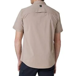 Wrangler Men's ATG By Asymmetrical Ermine Zip Pocket Shirt -Cinc Clothing Shop 10NSB65ER 4