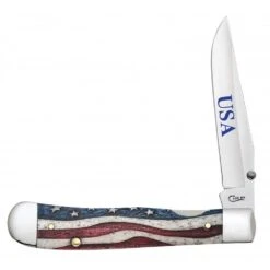 Case Kickstart Star Spangled Embellished Smooth Natural Bone Trapperlock