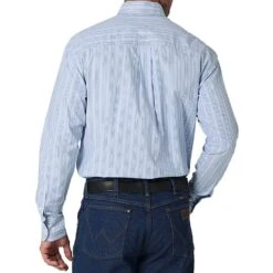 Wrangler Mens George Strait Button Up -Cinc Clothing Shop 112314980 3