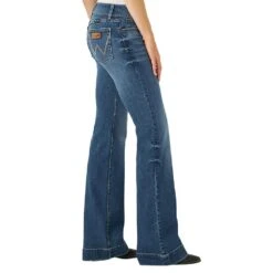Wrangler Women's Retro Mae Wide Leg Dark Wash Jean -Cinc Clothing Shop 112315025 3
