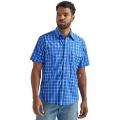 Wrangler Men's Wrinkle Resist Western Shirt -Cinc Clothing Shop 112324664 01