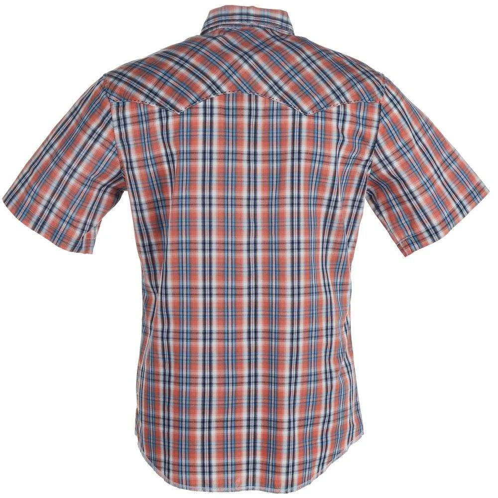 Wrangler Men's Coral Wrinkle Resist Snap Shirt 5 Wrangler Men's Coral Wrinkle Resist Snap Shirt - Image 3