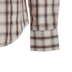 Wrangler Men's Brown Plaid Snap Shirt 8 Wrangler Men's Brown Plaid Snap Shirt -Cinc Clothing Shop 112324668 03