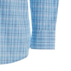 Wrangler Men's George Strait Plaid Long Sleeve Western Shirt -Cinc Clothing Shop 112324886 03