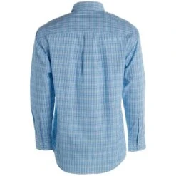 Wrangler Men's George Strait Plaid Long Sleeve Western Shirt -Cinc Clothing Shop 112324886 04