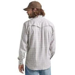 Wrangler Mens Performance Long Sleeve Shirt 7 Wrangler Mens Performance Long Sleeve Shirt -Cinc Clothing Shop 112326185 02