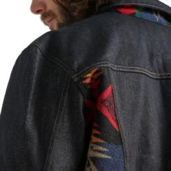 Wrangler Men's Anti Fit Denim Jacket 11 Wrangler Men's Anti Fit Denim Jacket -Cinc Clothing Shop 112327190 05