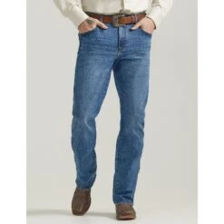 Wrangler Retro Men's Relaxed Fit Bootcut Jeans 5 Wrangler Retro Men's Relaxed Fit Bootcut Jeans -Cinc Clothing Shop 112330345 02