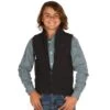 Boys Cinch Black Bonded Vest -Cinc Clothing Shop 113575 default l