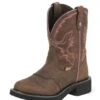 Justin Boot Company Women's Aged Bark-8in Bark Top Cowgirl Boots -Cinc Clothing Shop 11560 default l