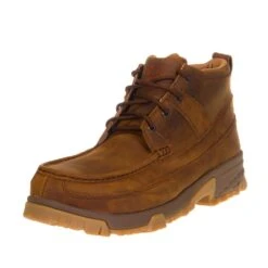 Twisted X Men's Oiled Saddle 4in. Comp Toe Lace Up Work Boot