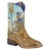 Roper Footwear Kids Distressed Brown Leather Vamp Bull Rider Boot -Cinc Clothing Shop 119216 default l