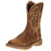 Justin Boot Company Men's Stampede Rush Rust 11in. Rust Maldova Top Soft Toe Work Boot -Cinc Clothing Shop 119810 default l