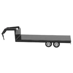 Little Buster Toys Black Gooseneck Flatbed Trailer