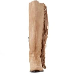 Stetson Women's Dani Toasted Almond Suede 18in. Boot -Cinc Clothing Shop 12 021 9104 1600 02