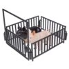 Little Buster Toys Hog, Lamb, Or Goat Black Stall