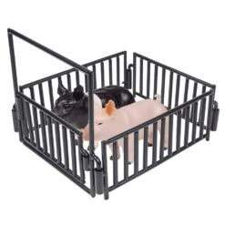 Little Buster Toys Hog, Lamb, Or Goat Black Stall