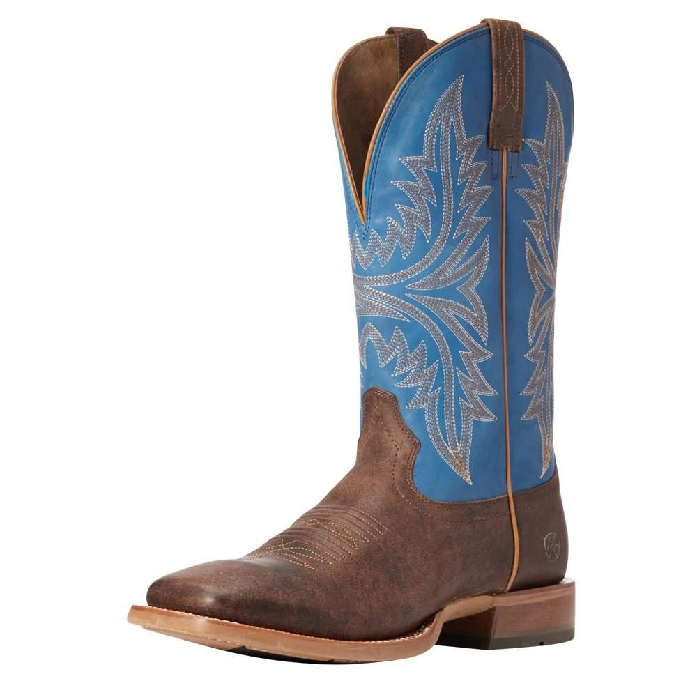 Men's Ariat Cowhand Texas Dust 13in. Raindrop Blue Top Square Toe Boot 3 Men's Ariat Cowhand Texas Dust 13in. Raindrop Blue Top Square Toe Boot