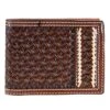 Western Fashion Leather Bi-Fold Wallet With Lace Detail -Cinc Clothing Shop 121346 default l