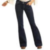 Rock & Roll Denim Women'sMid Rise Dark Wash Trouser Jeans -Cinc Clothing Shop 123312 default l