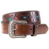 Men's Hooey Painted Aztec Pattern Tapered Leather Belt -Cinc Clothing Shop 124339 default l