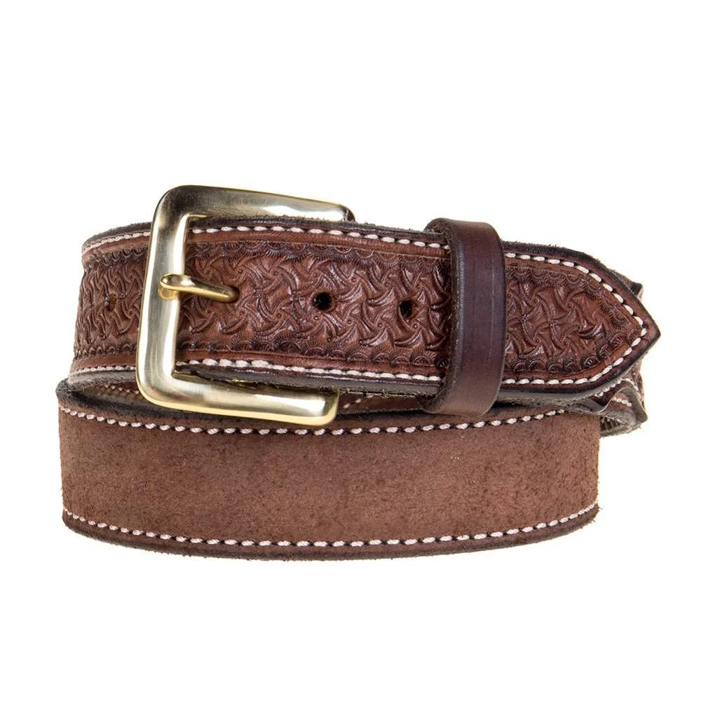 Texas Saddlery Youth Chocolate Spider Combo Belt 3 Texas Saddlery Youth Chocolate Spider Combo Belt