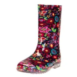 Corkys Footwear Kids Corkys Riverwalk Pink Rain Boot