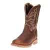 Justin Boot Company Mens H2O MARSHAL WHISKEY NEAT BROWN 11` BROWN TOP SOFT TOE SQ TOE -Cinc Clothing Shop 127994 default l