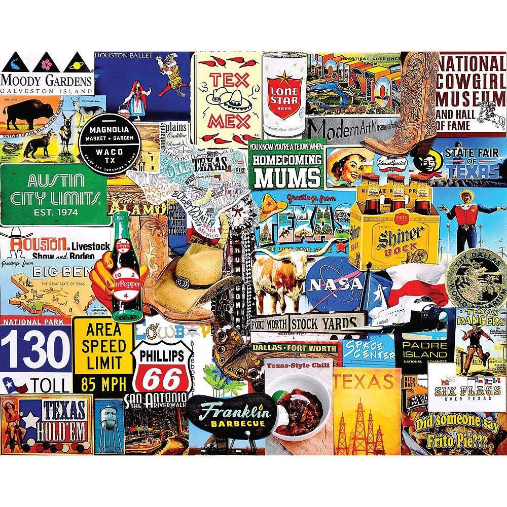 I Love Texas Jigsaw Puzzle 4 I Love Texas Jigsaw Puzzle - Image 2