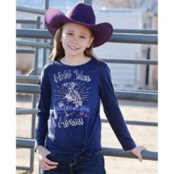 Girl`s Cruel Girl Long Sleeve Hold Your Horses Tee