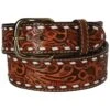 Men's 3D 1-1/2in. Natural Floral Buckstitch Belt -Cinc Clothing Shop 1290 default l