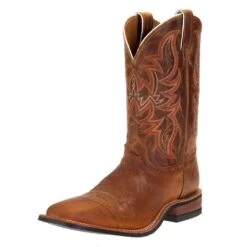 Justin BootsMen`s Brown Distressed Cognac Boot