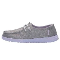 Heydude Youth Hey Dude Wendy Sparkling Grey Casual Shoe -Cinc Clothing Shop 130123166 2