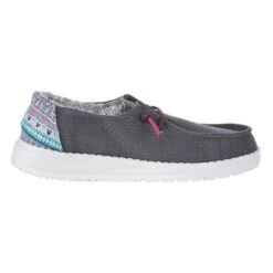 Heydude Youth Hey Dude Wendy Aztec Grey Casual Shoes -Cinc Clothing Shop 130123328 5