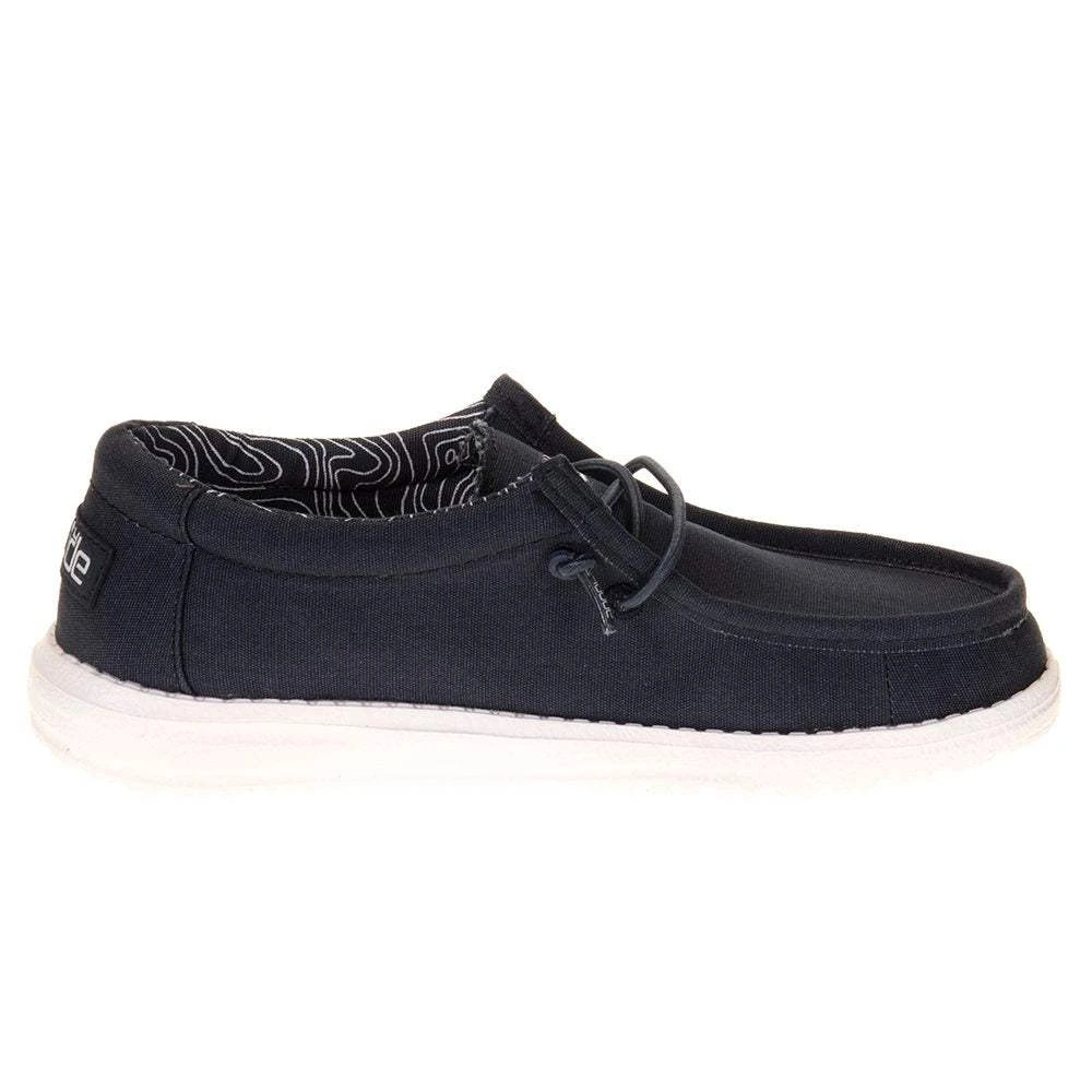 Heydude Youth Hey Dude Wally Navy Casual Shoe 7 Heydude Youth Hey Dude Wally Navy Casual Shoe - Image 5
