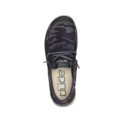 Heydude Youth Hey Dude Navy Camo Wally Casual Shoe -Cinc Clothing Shop 130132557 5