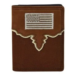Western Trenditions Llc Justin Men`s USA Flag FP Wallet