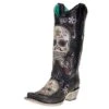 Women's Corral Grey Sugar Skull Western Boot -Cinc Clothing Shop 130759 default l