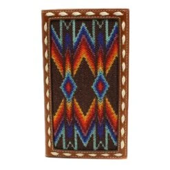 Nocona Southwest Pattern Inlay Rodeo Wallet
