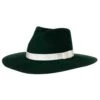Women's M+F Green With White Band Fashion Hat -Cinc Clothing Shop 131473 default l