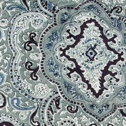 Wyoming Traders Silver/Black Paisley Wild Rag 20inch