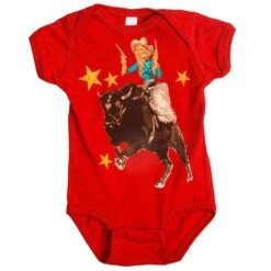 Girl's Rodeo Quincy Buffalo Girl Onesie