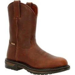 Rocky Boots Men Original Ride 10` Soft Toe Work Boot