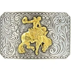 Men's Nocona Bucking Bronc Rectangle Buckle