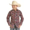 Dale Brisby Boys Aztec Print Shirt -Cinc Clothing Shop 136729 default l