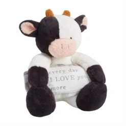 Mud Pie Cow Blanket Pal
