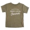 Youth Olive Support Your Local Farmer Tee -Cinc Clothing Shop 137391 default l