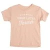 Youth Peach Support Your Local Farmer Tee -Cinc Clothing Shop 137411 default l