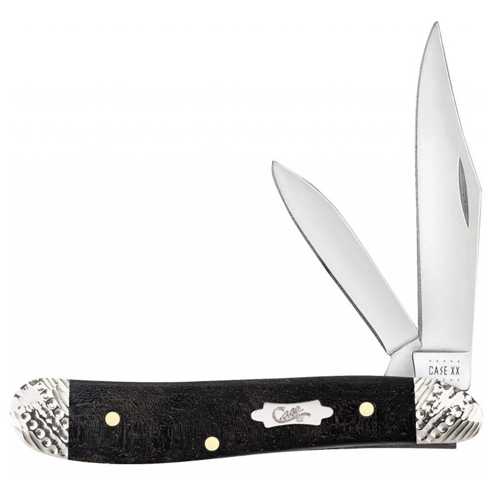 Case Ebony Wood Worked Bolsters Peanut CA59674 3 Case Ebony Wood Worked Bolsters Peanut CA59674