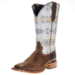 Ariat Men's Ariat Pendleton Circuit Noon Brown 13in. Arrowhead Top Square Toe Boot